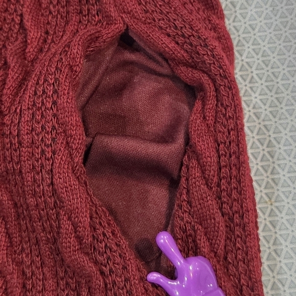 Weekend Women's Cardigan Sweater Thumbhole Open Long Cable Knit w/Pockets Size L - Picture 6 of 10